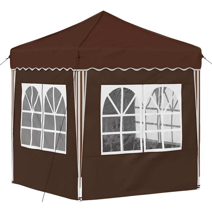 Cort de Petrecere Pop-up Maro 195 x 195 x 245 cm - WALTI WALTI