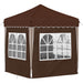 Cort de Petrecere Pop-up Maro 195 x 195 x 245 cm - WALTI WALTI