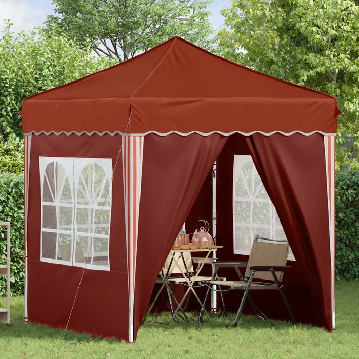 Cort de Petrecere Pop-up Terracota 195 x 195 x 245 cm - WALTI WALTI