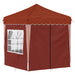 Cort de Petrecere Pop-up Terracota 195 x 195 x 245 cm - WALTI WALTI