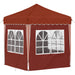Cort de Petrecere Pop-up Terracota 195 x 195 x 245 cm - WALTI WALTI