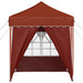 Cort de Petrecere Pop-up Terracota 195 x 195 x 245 cm - WALTI WALTI