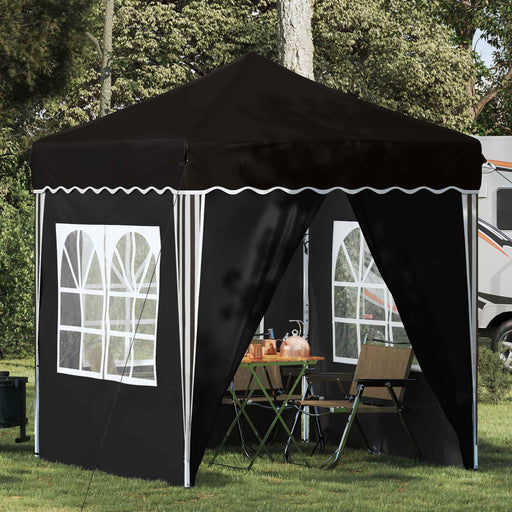 Cort de Petrecere Pop-up Negru 195 x 195 x 245 cm - WALTI WALTI