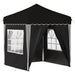 Cort de Petrecere Pop-up Negru 195 x 195 x 245 cm - WALTI WALTI