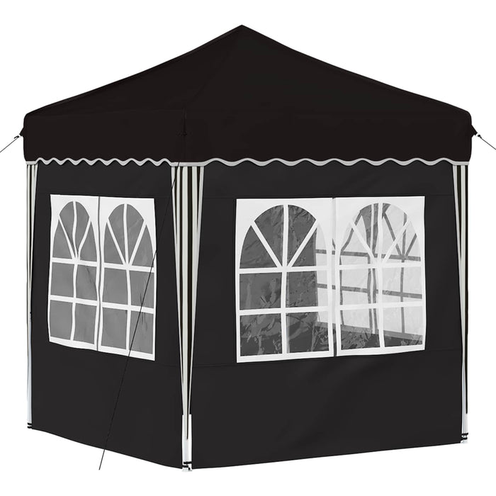 Cort de Petrecere Pop-up Negru 195 x 195 x 245 cm - WALTI WALTI