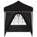 Cort de Petrecere Pop-up Negru 195 x 195 x 245 cm - WALTI WALTI