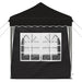 Cort de Petrecere Pop-up Negru 195 x 195 x 245 cm - WALTI WALTI