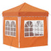 Cort de Petrecere Pop-up Portocaliu 195 x 195 x 245 cm - WALTI WALTI