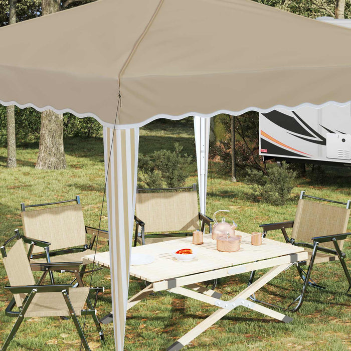 Cort de Petrecere Pop-up Crem 288 x 288 x 245 cm - WALTI WALTI
