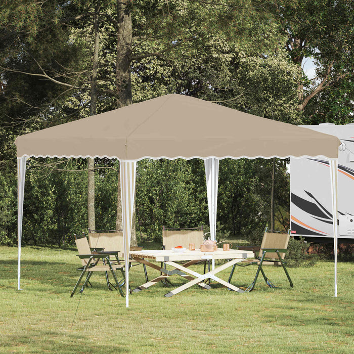 Cort de Petrecere Pop-up Crem 288 x 288 x 245 cm - WALTI WALTI