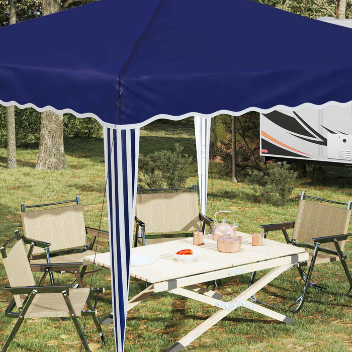 Cort de Petrecere Pop-up albastru 288 x 288 x 245 cm - WALTI WALTI