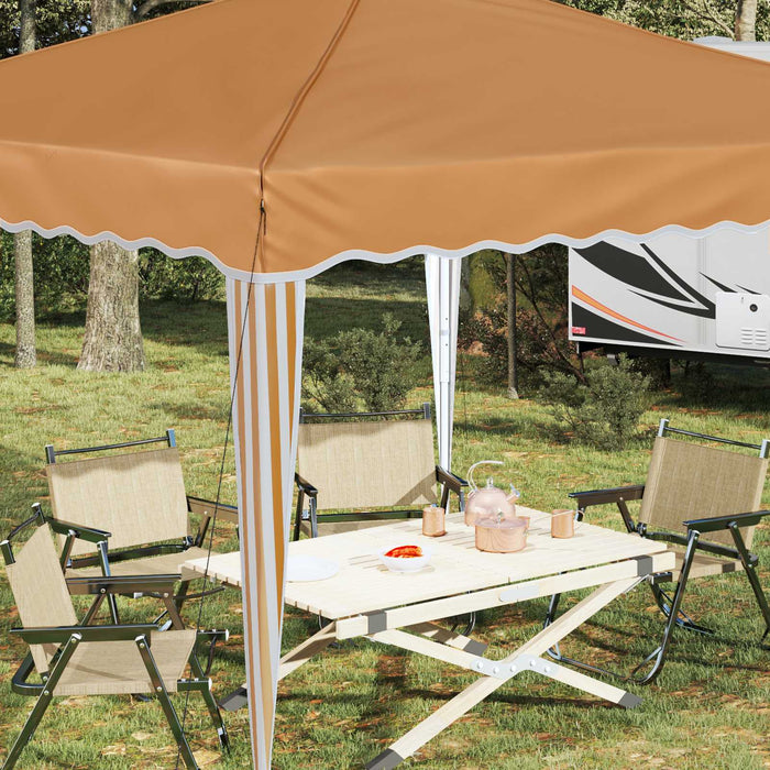 Cort de Petrecere Pop-up Bej 288 x 288 x 245 cm Material Oxford - WALTI WALTI