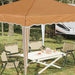 Cort de Petrecere Pop-up Bej 288 x 288 x 245 cm Material Oxford - WALTI WALTI