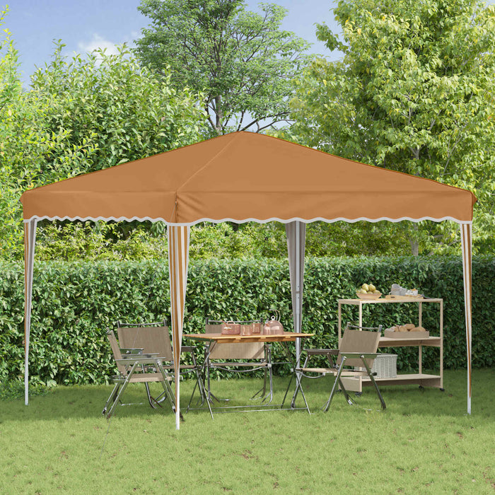 Cort de Petrecere Pop-up Bej 288 x 288 x 245 cm Material Oxford - WALTI WALTI