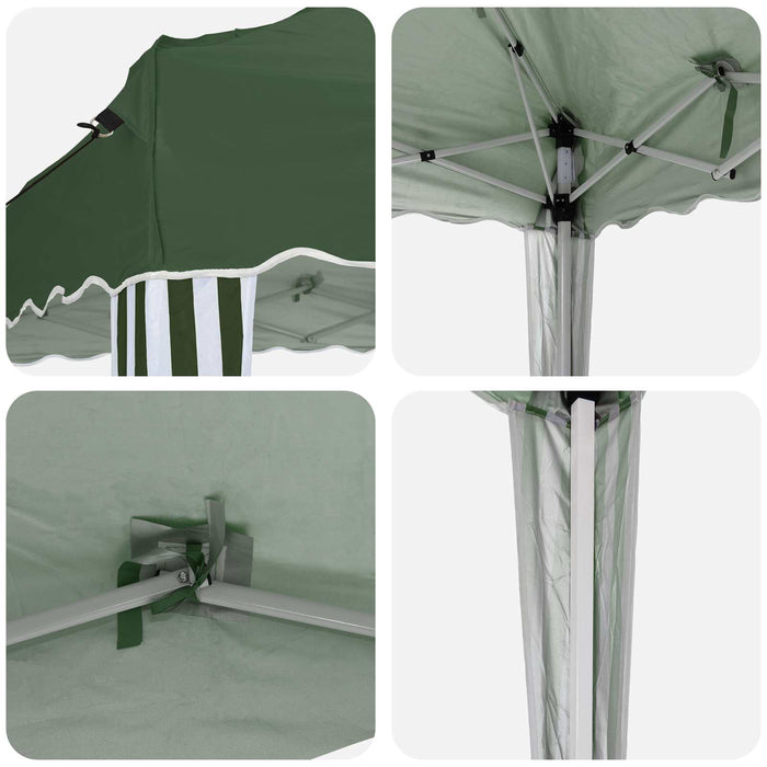 Cort de Petrecere Pop-up Verde 288 x 288 x 245 cm - WALTI WALTI