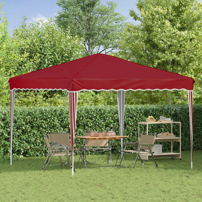 Cort de Petrecere Pop-up Burgundy 288 x 288 x 245 cm - WALTI WALTI
