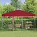 Cort de Petrecere Pop-up Burgundy 288 x 288 x 245 cm - WALTI WALTI