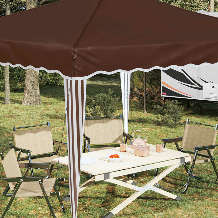Cort de Petrecere Pop-up Maro 288 x 288 x 245 cm - WALTI WALTI
