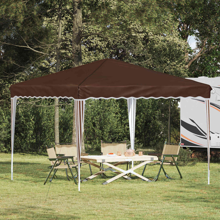Cort de Petrecere Pop-up Maro 288 x 288 x 245 cm - WALTI WALTI