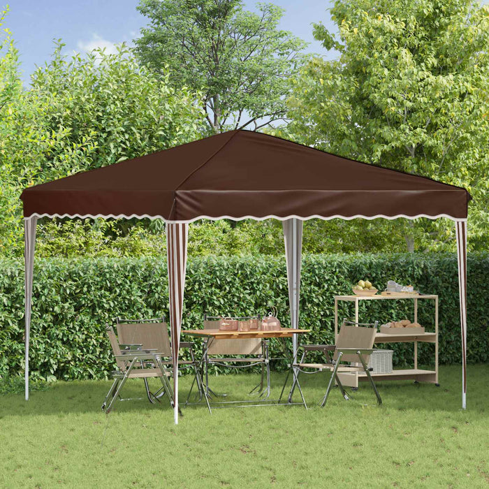 Cort de Petrecere Pop-up Maro 288 x 288 x 245 cm - WALTI WALTI