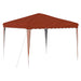 Cort de Petrecere Pop-up Terracota 288 x 288 x 245 cm - WALTI WALTI