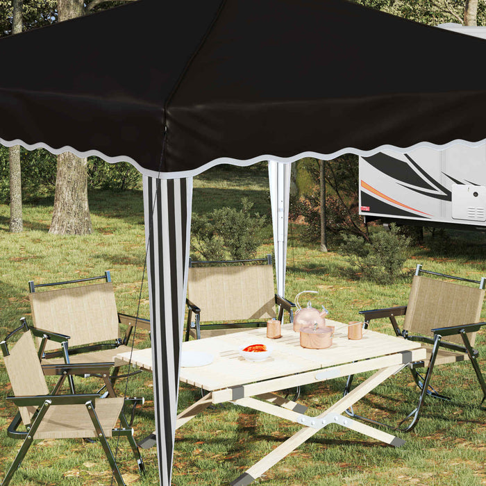 Cort de Petrecere Pop-up Negru 288 x 288 x 245 cm - WALTI WALTI