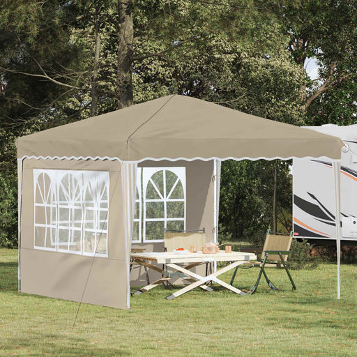Cort de Petrecere Pop-up Crem 288 x 288 x 245 cm - WALTI WALTI