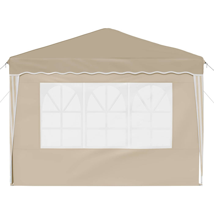 Cort de Petrecere Pop-up Crem 288 x 288 x 245 cm - WALTI WALTI