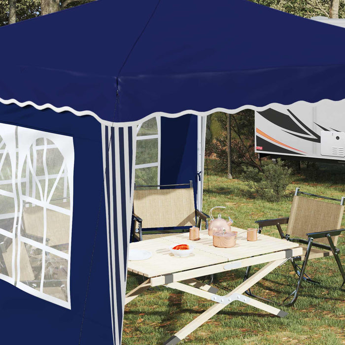 Cort de Petrecere Pop-up albastru 288 x 288 x 245 cm - WALTI WALTI