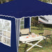 Cort de Petrecere Pop-up albastru 288 x 288 x 245 cm - WALTI WALTI