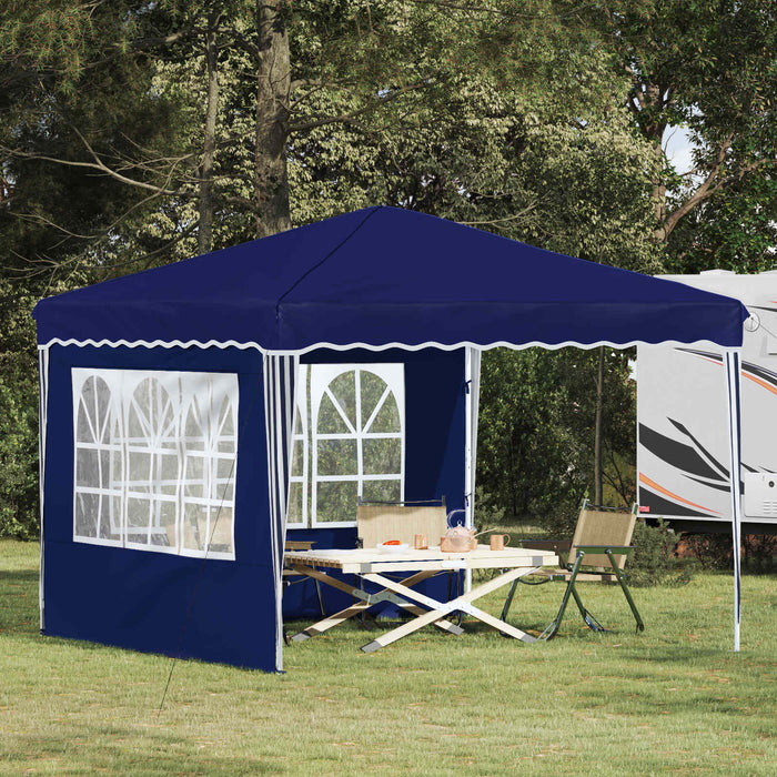Cort de Petrecere Pop-up albastru 288 x 288 x 245 cm - WALTI WALTI