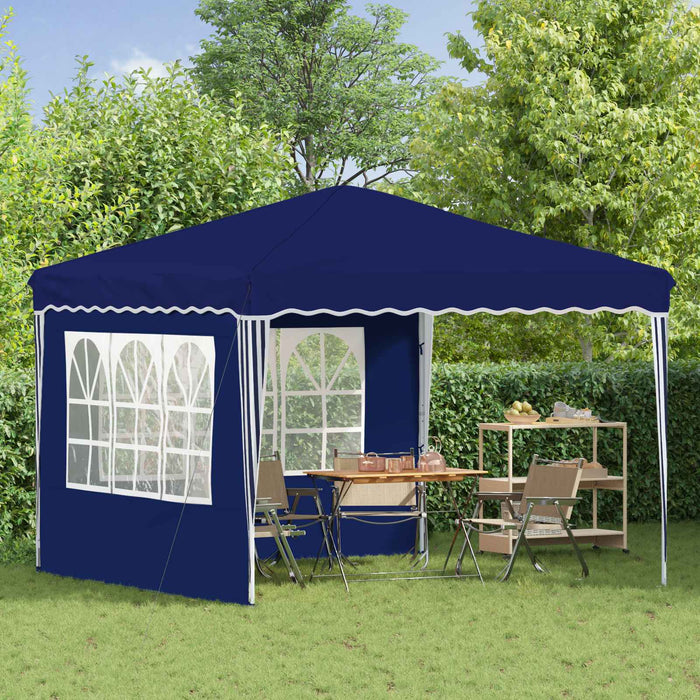 Cort de Petrecere Pop-up albastru 288 x 288 x 245 cm - WALTI WALTI