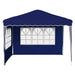 Cort de Petrecere Pop-up albastru 288 x 288 x 245 cm - WALTI WALTI