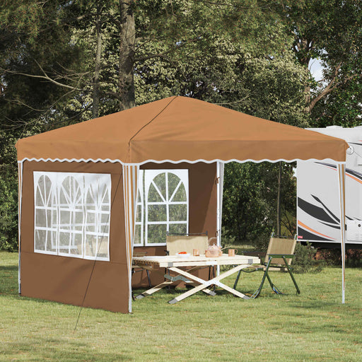 Cort de Petrecere Pop-up Bej 288 x 288 x 245 cm Material Oxford - WALTI WALTI