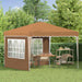 Cort de Petrecere Pop-up Bej 288 x 288 x 245 cm Material Oxford - WALTI WALTI