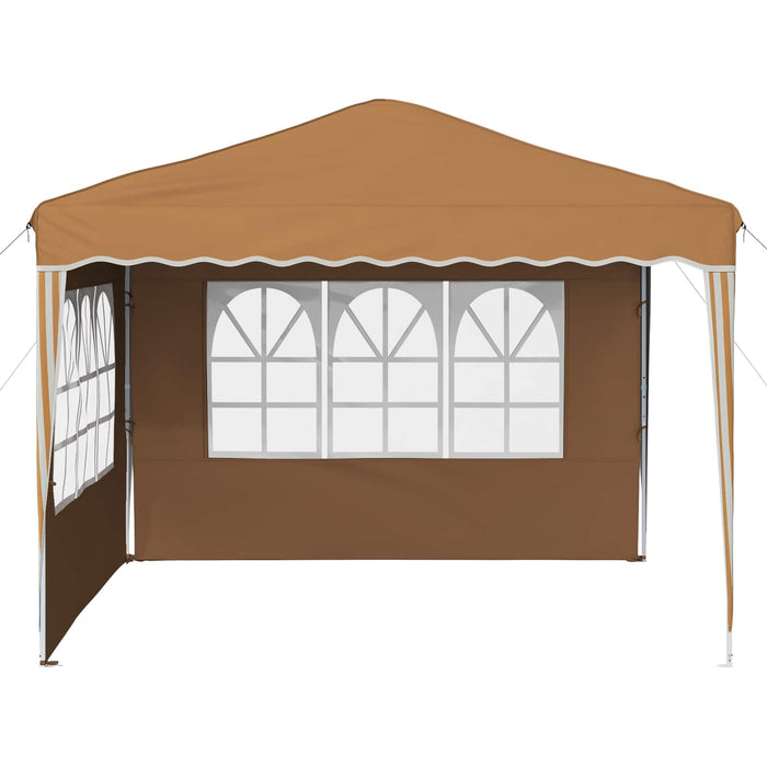 Cort de Petrecere Pop-up Bej 288 x 288 x 245 cm Material Oxford - WALTI WALTI