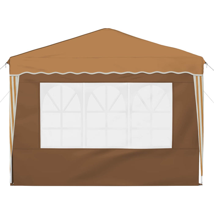 Cort de Petrecere Pop-up Bej 288 x 288 x 245 cm Material Oxford - WALTI WALTI