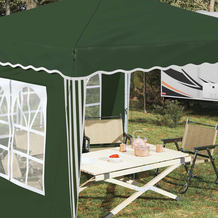 Cort de Petrecere Pop-up Verde 288 x 288 x 245 cm - WALTI WALTI
