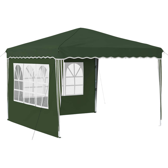 Cort de Petrecere Pop-up Verde 288 x 288 x 245 cm - WALTI WALTI