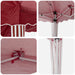 Cort de Petrecere Pop-up Burgundy 288 x 288 x 245 cm - WALTI WALTI