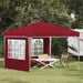 Cort de Petrecere Pop-up Burgundy 288 x 288 x 245 cm - WALTI WALTI