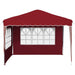 Cort de Petrecere Pop-up Burgundy 288 x 288 x 245 cm - WALTI WALTI