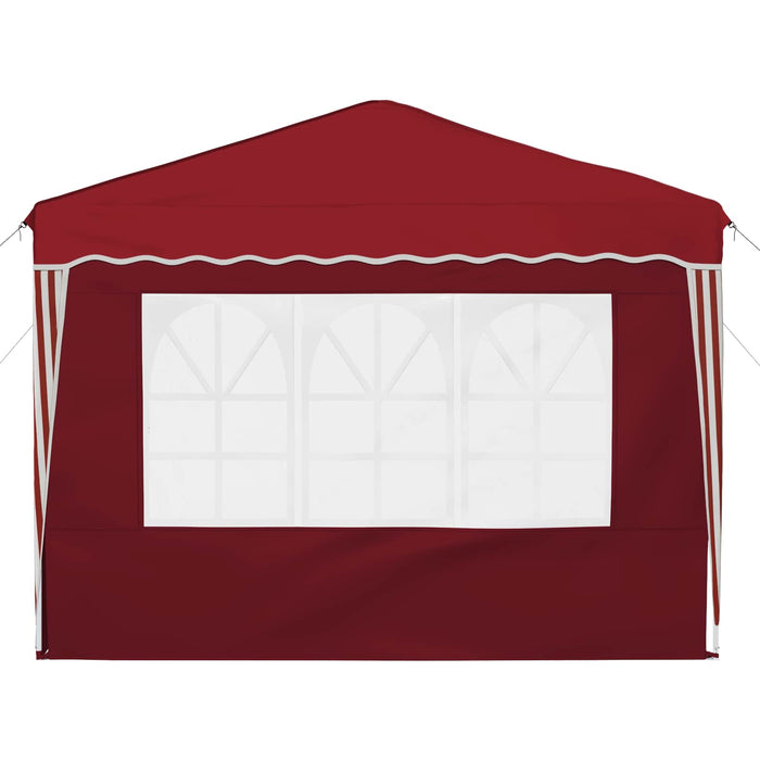 Cort de Petrecere Pop-up Burgundy 288 x 288 x 245 cm - WALTI WALTI