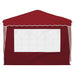 Cort de Petrecere Pop-up Burgundy 288 x 288 x 245 cm - WALTI WALTI