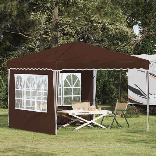 Cort de Petrecere Pop-up Maro 288 x 288 x 245 cm - WALTI WALTI