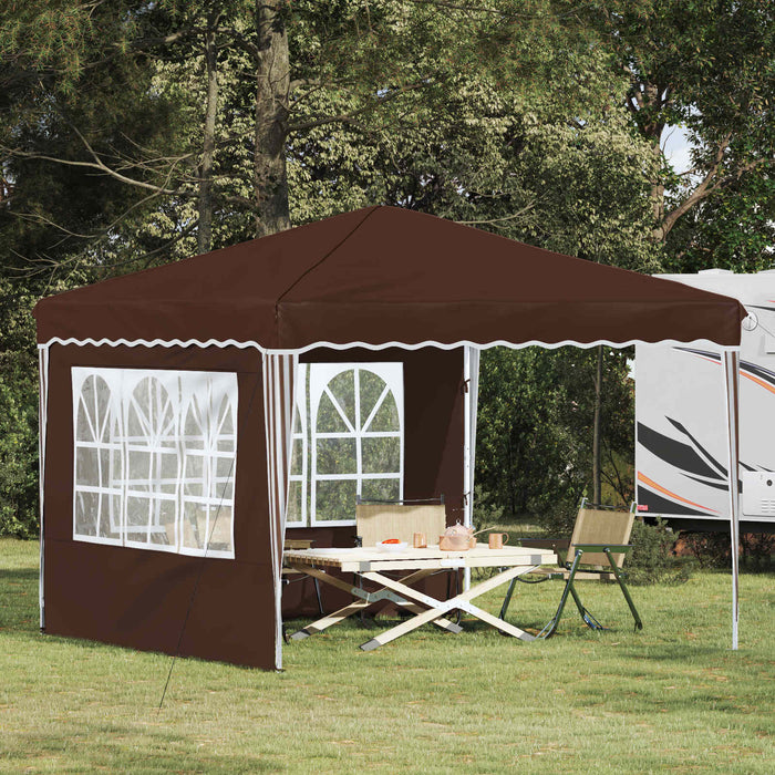Cort de Petrecere Pop-up Maro 288 x 288 x 245 cm - WALTI WALTI