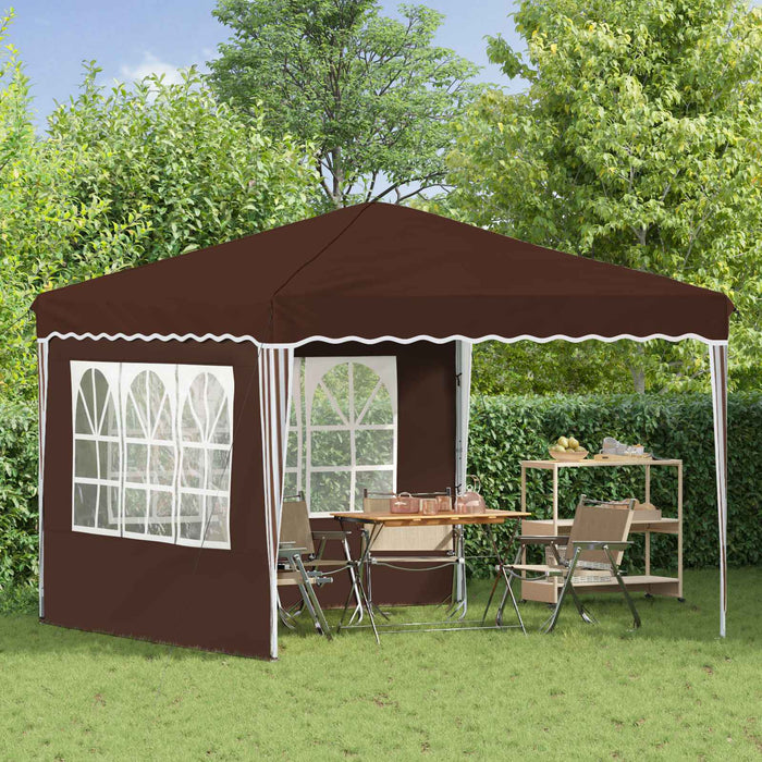 Cort de Petrecere Pop-up Maro 288 x 288 x 245 cm - WALTI WALTI