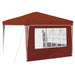 Cort de Petrecere Pop-up Terracota 288 x 288 x 245 cm - WALTI WALTI