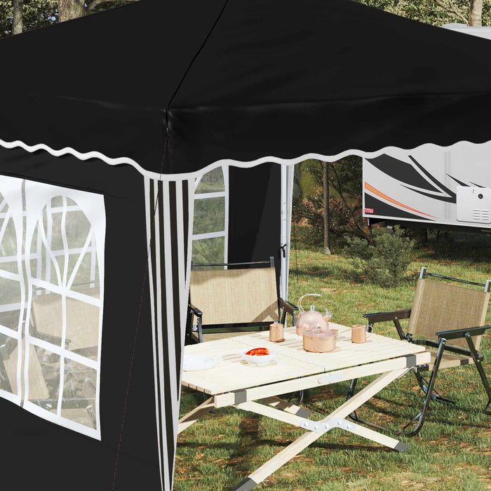 Cort de Petrecere Pop-up Negru 288 x 288 x 245 cm - WALTI WALTI