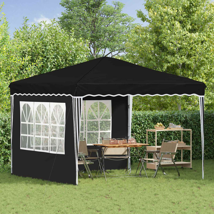 Cort de Petrecere Pop-up Negru 288 x 288 x 245 cm - WALTI WALTI